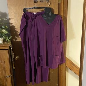 MedPia Scrub Set Women’s Size 5X Purple – New Without Tags